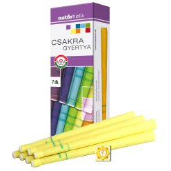 Csakragyertya Napfonat / Citromsárga 7db-os